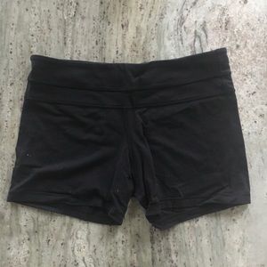 lululemon Black Spandex Shorts